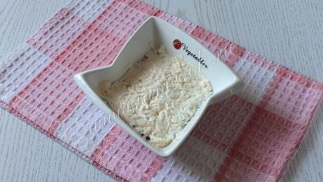 салат мимоза с яблоком