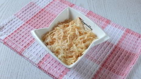 салат мимоза с яблоком