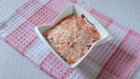 салат мимоза с яблоком