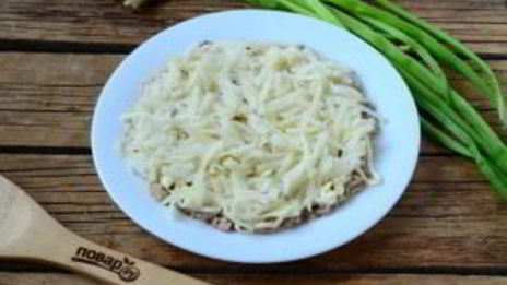 салат мимоза со скумбрией