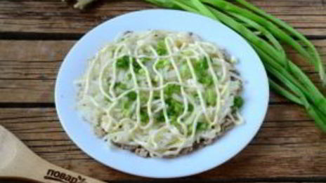 салат мимоза со скумбрией