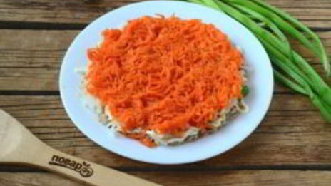 салат мимоза со скумбрией