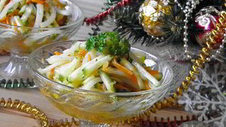 Салат Новогодний с кальмарами