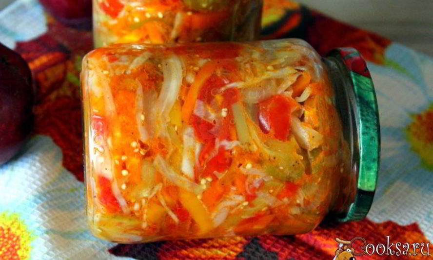 Рецепт салата осень в банке