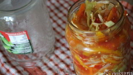 салат осень в банке