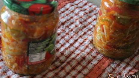 салат осень в банке