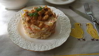 Салат Озорной цыпленок