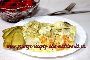 Филе минтая под шубкой