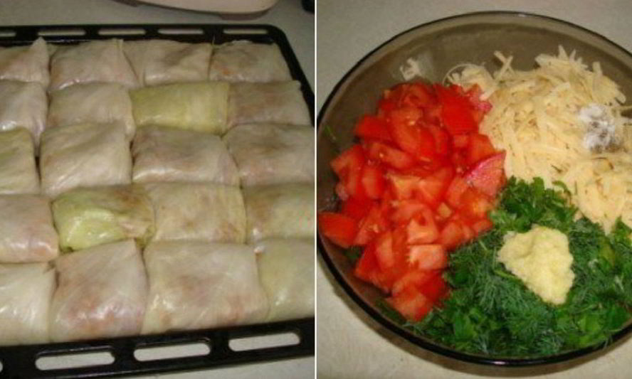 Рецепт голубцов под шубой