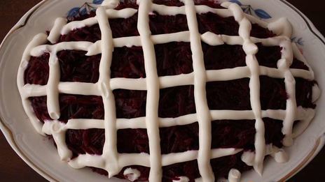 классический салат сельдь под шубой