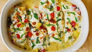 Куриное филе под шубой в духовке