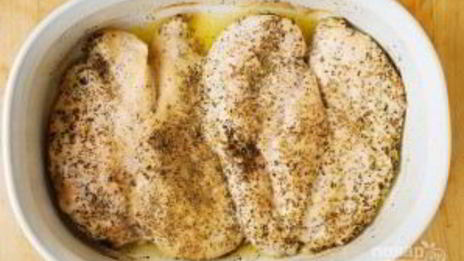 куриное филе под шубой в духовке