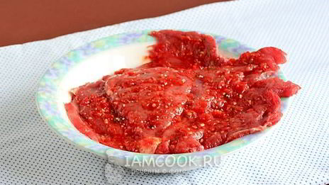 мясо под шубой в духовке