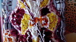 Салат Дед Мороз — типа селедка под шубой