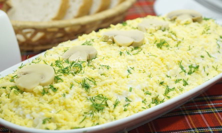 Рецепт салата курица под шубой