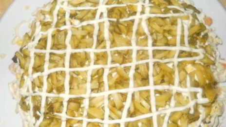 салат курочка под шубой