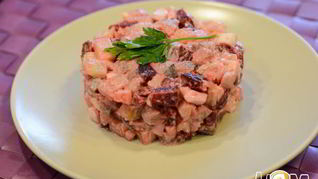 Салат Ленивая селедка под шубой