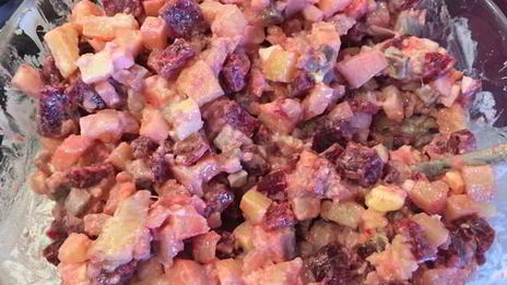 салат ленивая селедка под шубой