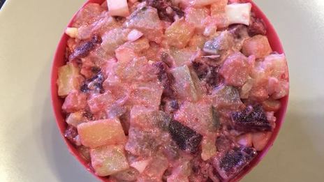 салат ленивая селедка под шубой