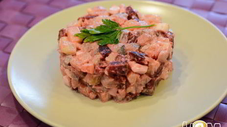 салат ленивая селедка под шубой