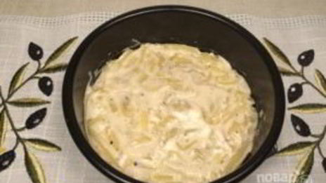 салат печень под шубой