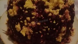 Салат рыбные консервы под шубой