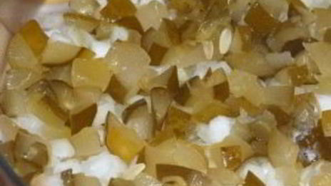 салат сельдь под сырной шубой