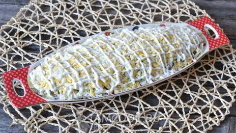 салат шпроты под шубой