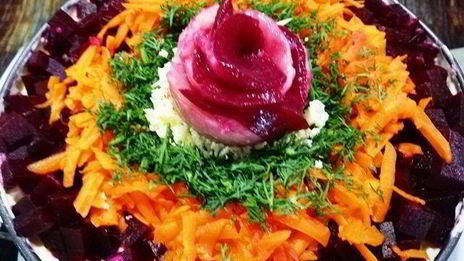 салат шуба под сельдью