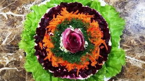 салат шуба под сельдью