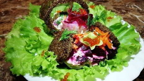 салат шуба под сельдью