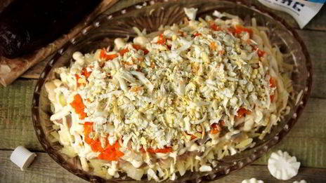 салат скумбрия под шубой