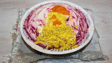 сельдь под шубой петух