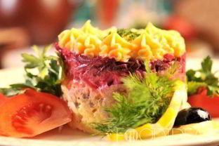 Сельдь под шубой с яблоками