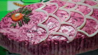 Селедка под шубой без картошки