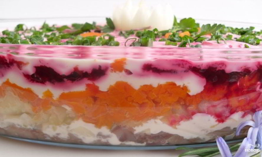 Рецепт селедки под шубой без лука