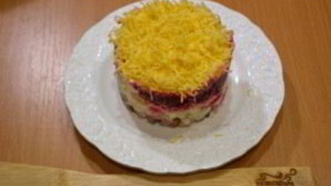 селедка под шубой порционная