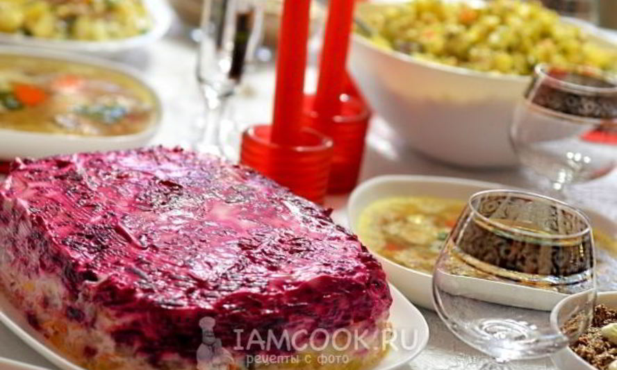 Рецепт селедки под шубой с яблоком