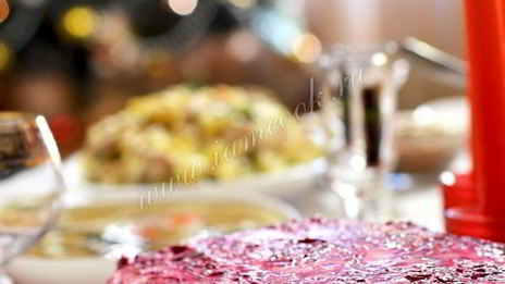 селедка под шубой с яблоком