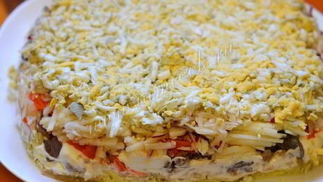 селедка под шубой с яблоком