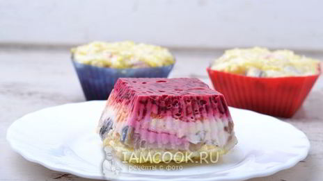 селедка под шубой в желе