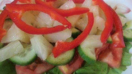 салат с кальмарами фейерверк вкусов