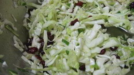 салат с клюквой