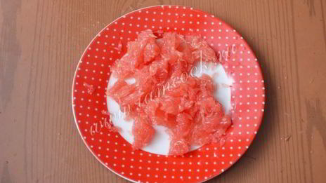 салат с курицей и грейпфрутом