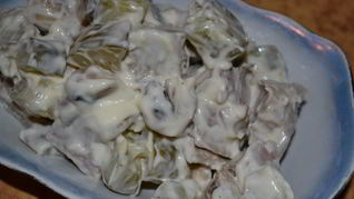 Салат с телятиной