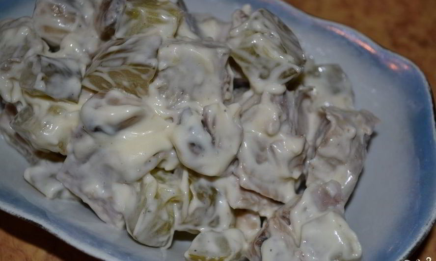 Рецепт салата с телятиной