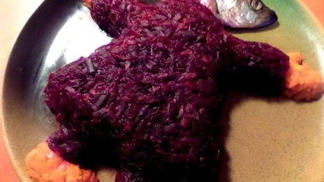 салат селедочка в наряде санта клауса