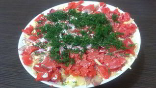 Салат Семга на шубке