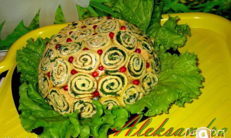 Рецепт салата шарлотка