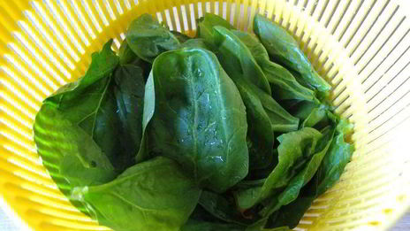 салат со шпинатом